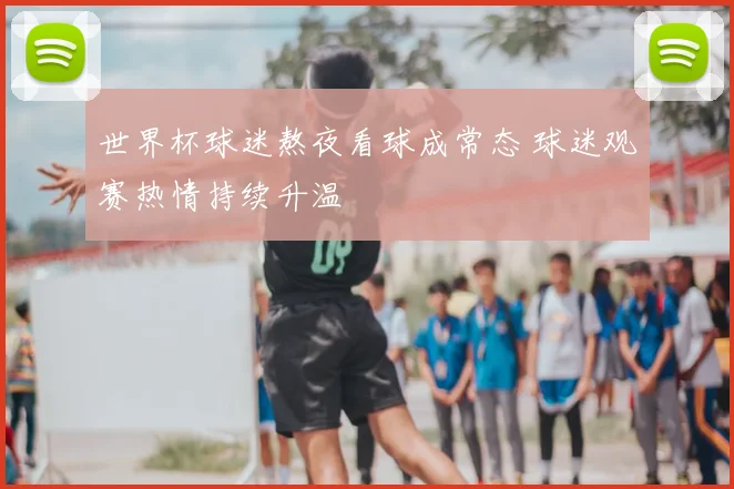 世界杯球迷熬夜看球成常态 球迷观赛热情持续升温
